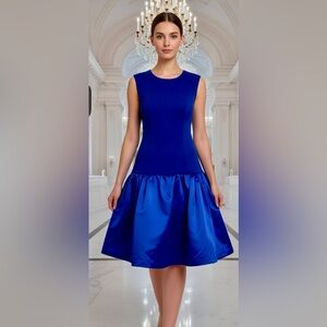 COUTURE ~ Peggy Jennings ~ Cashmere & Silk ~Sapphire Blue Gown 💙🔹 M